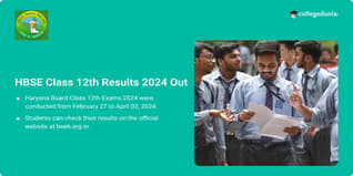 HBSE Class 12 Result 2024 Out @bseh.org.in; Check Direct Link Here